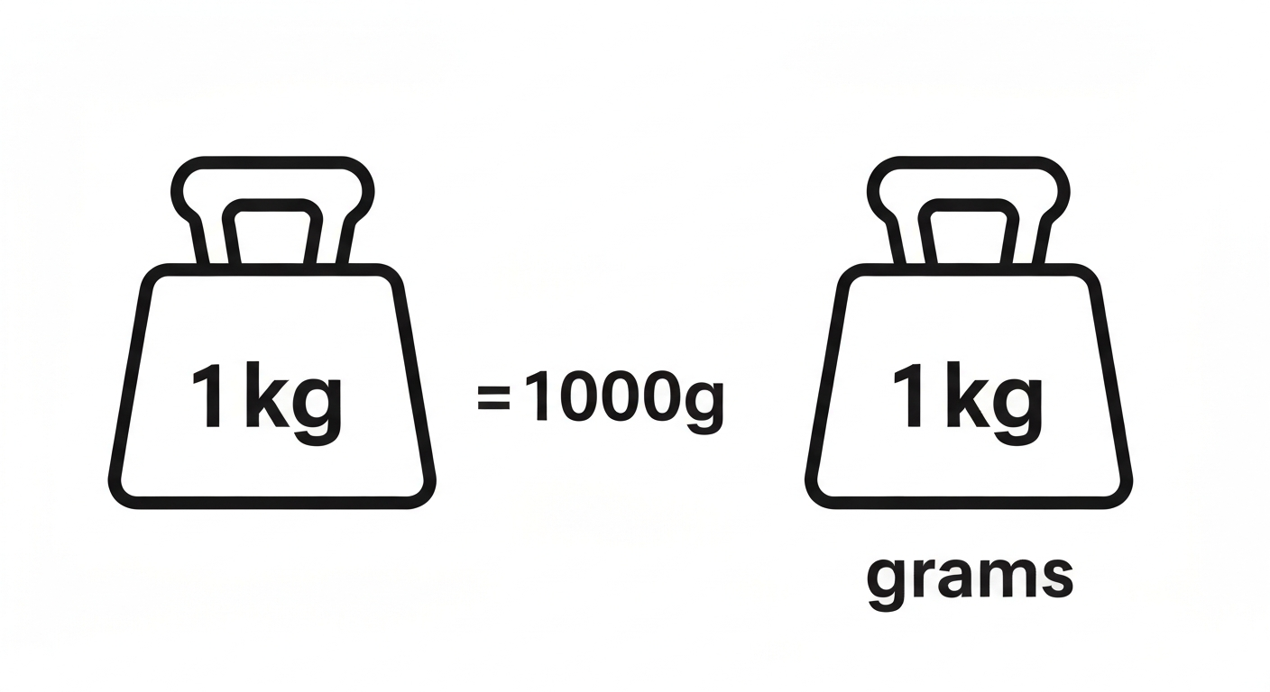 Kg to g Easy Guide to Convert Kilograms into Grams