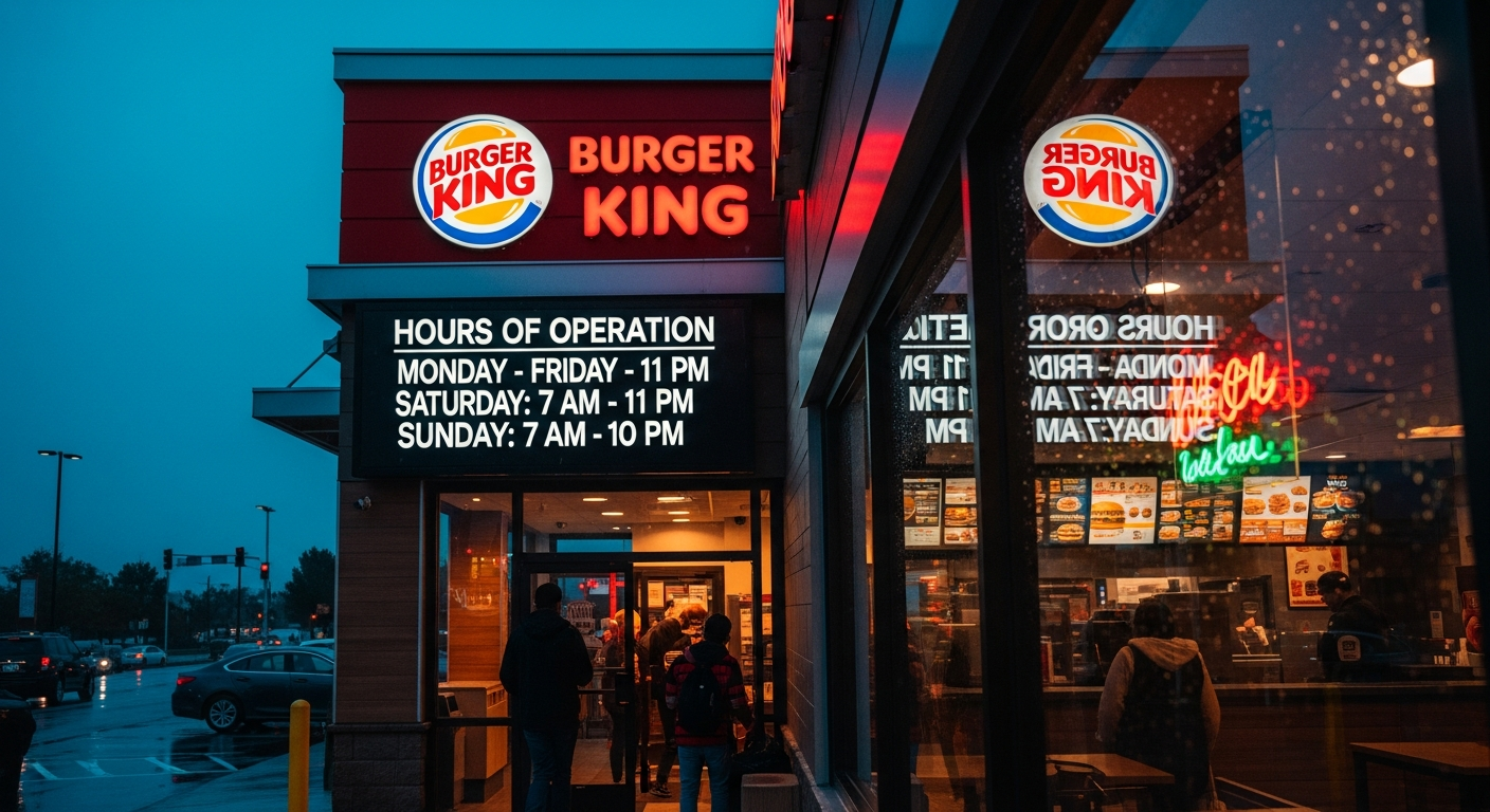 Burger King Hours Your Complete Guide to Opening and Closing Times
